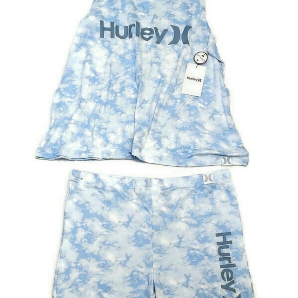 Women's Hurley Pajama Loungewear 2 Piece Set  Size